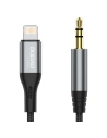 Kabel audio Dudao Lightning/mini jack 3.5mm šedý (L11PRO)