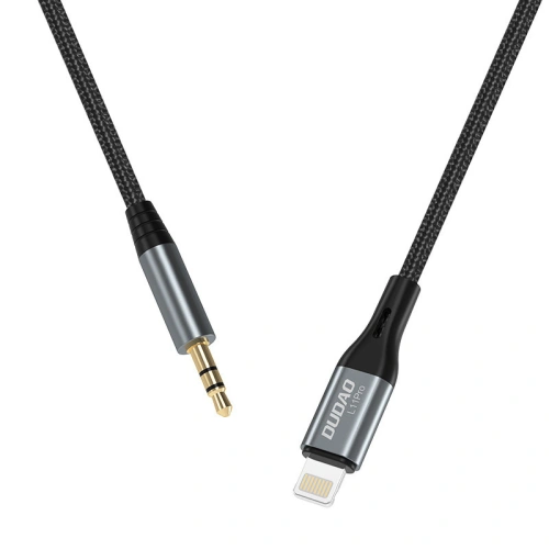 Kabel audio Dudao Lightning/mini jack 3.5mm szary (L11PRO)