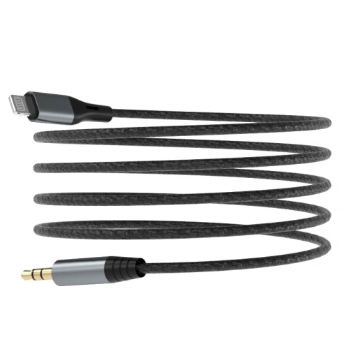 Kabel audio Dudao Lightning/mini jack 3.5mm szary (L11PRO)