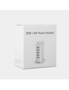Hurtownia GSM - Ładowarka sieciowa Dudao 5x USB z wbudowanym kablem sieciowym EU biały (A5EU) - DDA226 - {ean13} - Hurt