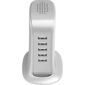 Hurtownia GSM - Síťová nabíječka Dudao 5x USB s vestavěným síťovým kabelem EU bílá (A5EU) - DDA226 - {ean13} - Hurt