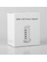 Hurtownia GSM - Ładowarka sieciowa Dudao 5x USB z wbudowanym kablem sieciowym EU biały (A5EU) - DDA226 - {ean13} - Hurt