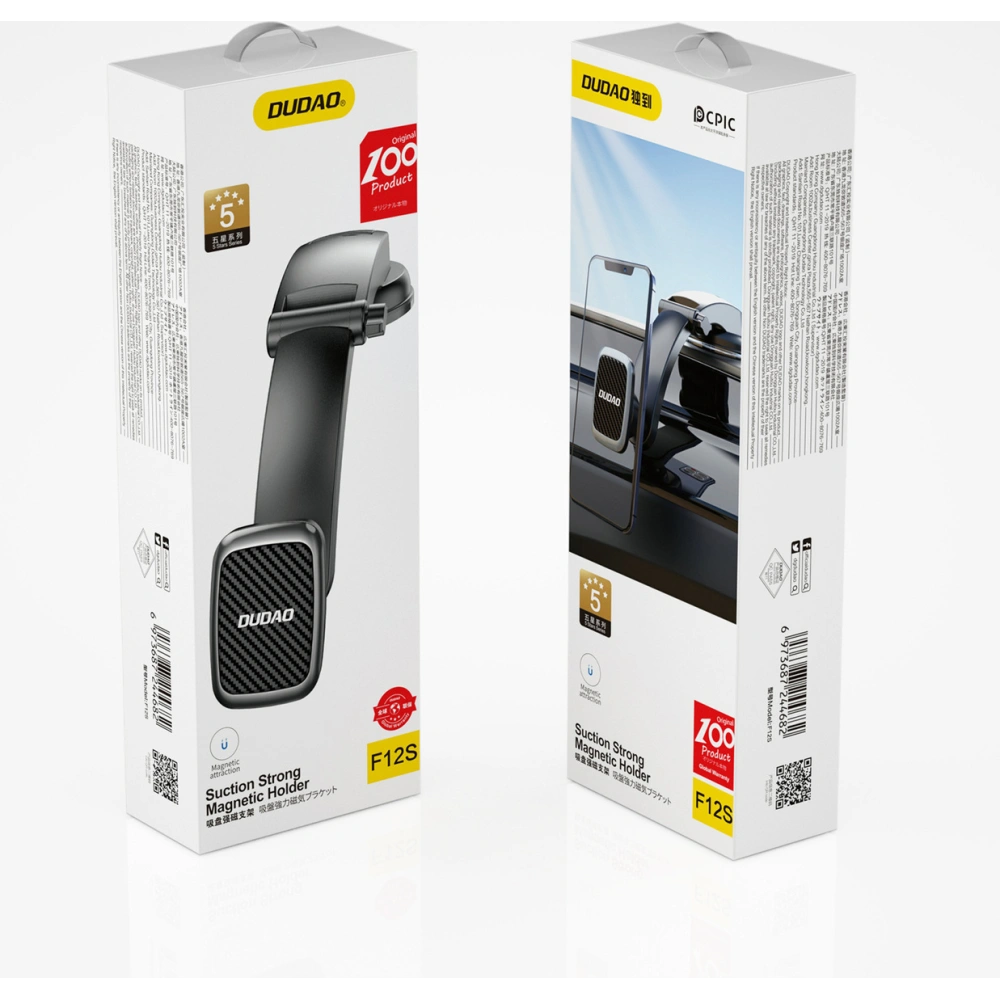 Hurtownia GSM - Magnetický automobilový držák Dudao černý (F12s) - DDA227 - {ean13} - Hurt