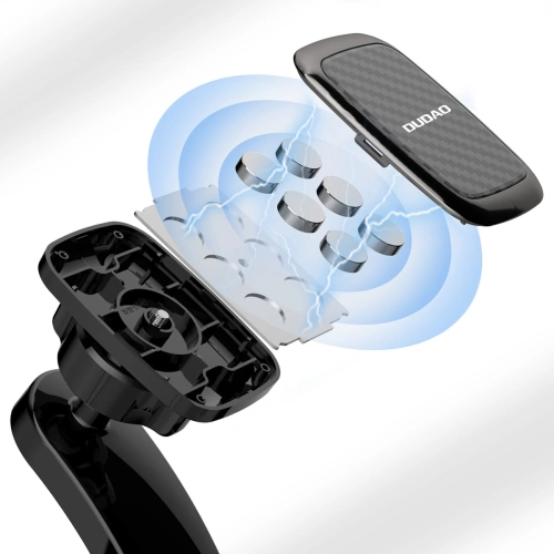 Uchwyt samochodowy magnetyczny Dudao czarny (F12s)