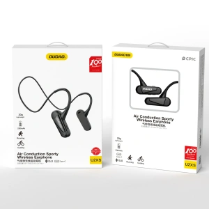 Hurtownia GSM - Căști fără fir Dudao Air Conduction Bluetooth 5.0 230mAh negre (U2XS) - DDA228 - {ean13} - Hurt