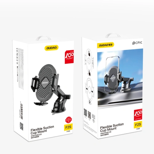 Uchwyt samochodowy grawitacyjny Dudao czarny (new F2S)