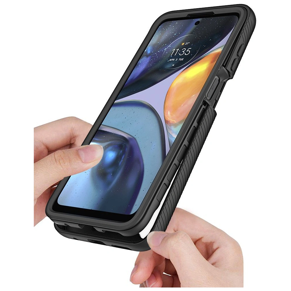 Hurtownia GSM - Etui Tech-Protect Defense360 Motorola Moto G22/E32/E32s Fekete - THP1454 - {ean13} - Hurt