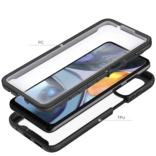 Etui Tech-Protect Defense360 Motorola Moto G22/E32/E32s Black
