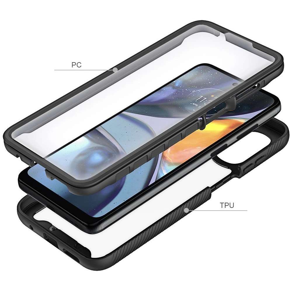 Hurtownia GSM - Etui Tech-Protect Defense360 Motorola Moto G22/E32/E32s Fekete - THP1454 - {ean13} - Hurt