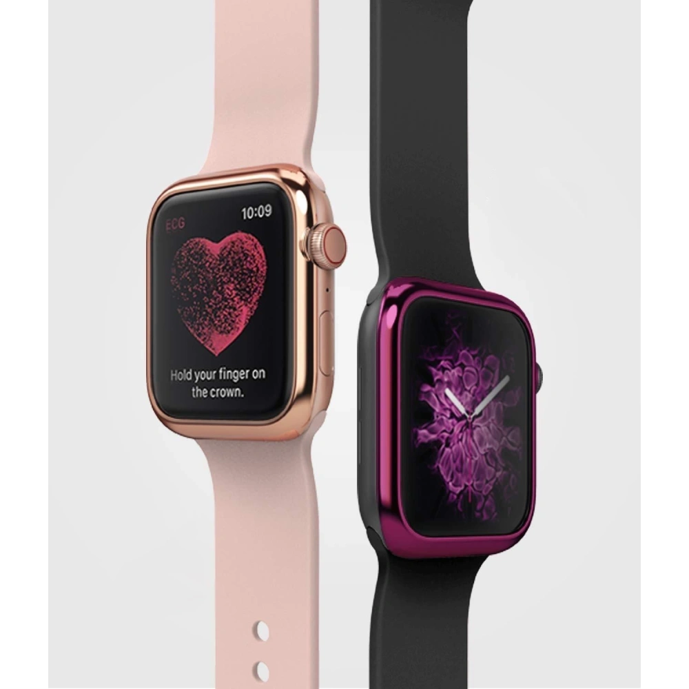 Hurtownia GSM - Nakládka Ringke Bezel Styling Apple Watch 4/5/6/7/SE/8/9 40/41MM nerezová ocel Lesklá Růžová Zlato AW4-40-02 - RGK1095GPNK - {ean13} - Hurt