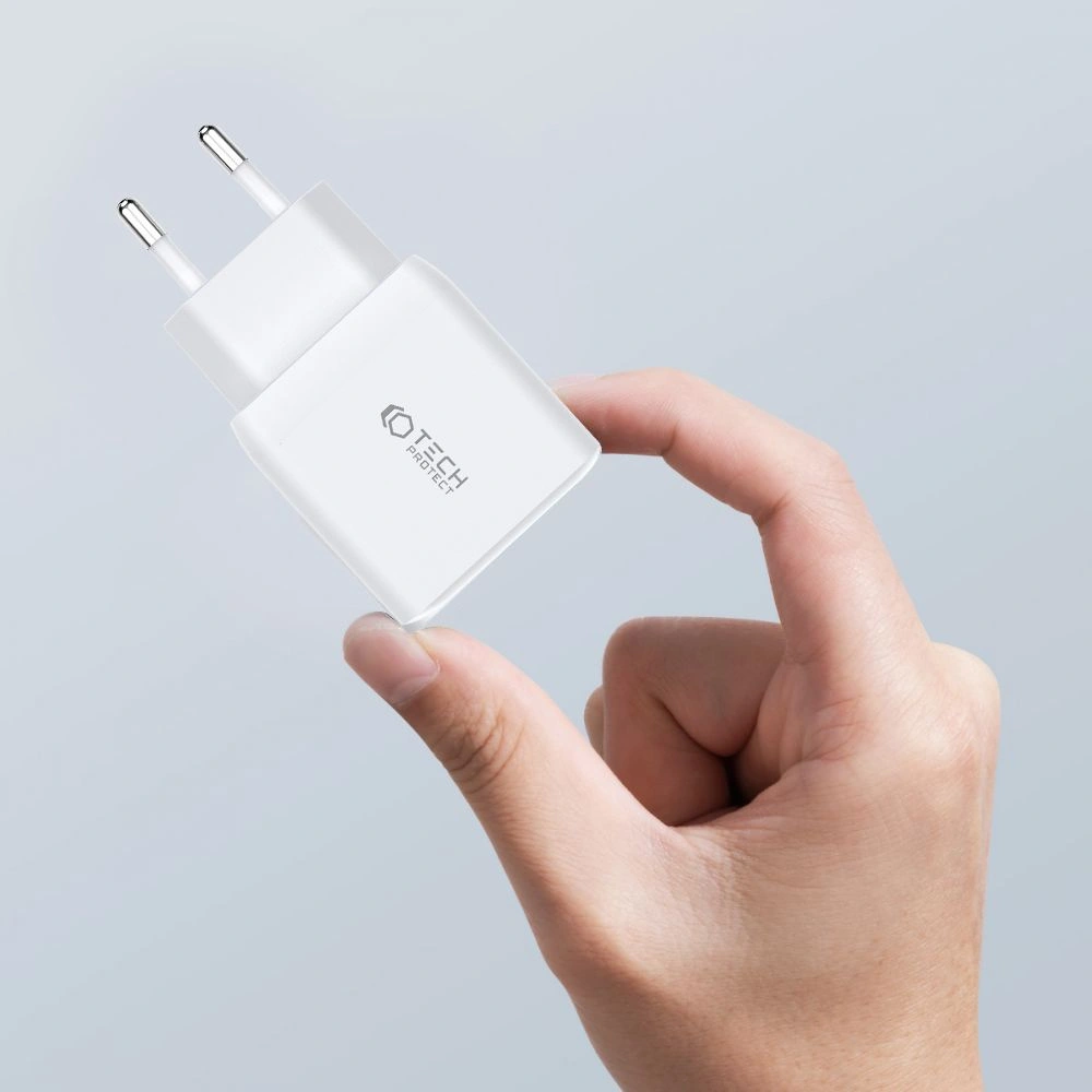 Hurtownia GSM - Netzteil Tech-Protect C35W 2-Port Netzladegerät PD 35W Weiß - THP1457 - {ean13} - Hurt
