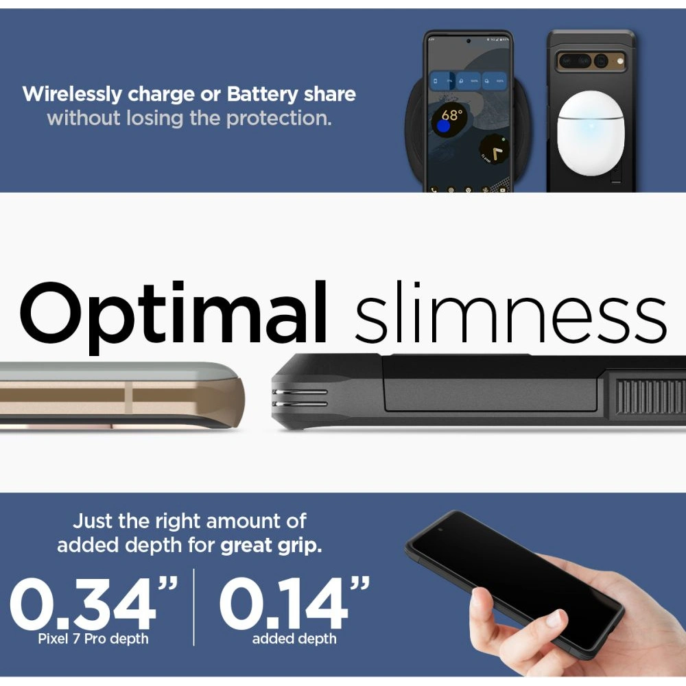 Hurtownia GSM - Case Spigen Tough Armor Google Pixel 7 Pro Schwarz - SPN2550 - {ean13} - Hurt
