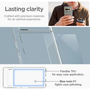 Hurtownia GSM - Case Spigen Ultra Hybrid Google Pixel 7 Pro Crystal Clear - SPN2551 - {ean13} - Hurt