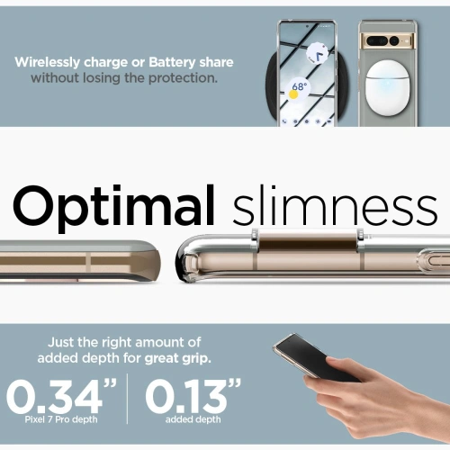 Etui Spigen Ultra Hybrid Google Pixel 7 Pro Crystal Clear