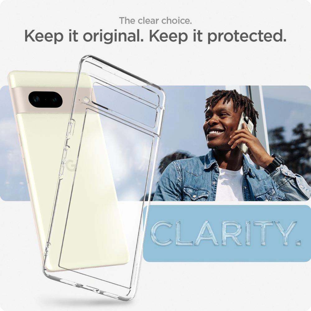 Hurtownia GSM - Case Spigen Ultra Hybrid Google Pixel 7 Kristallklar - SPN2553 - {ean13} - Hurt