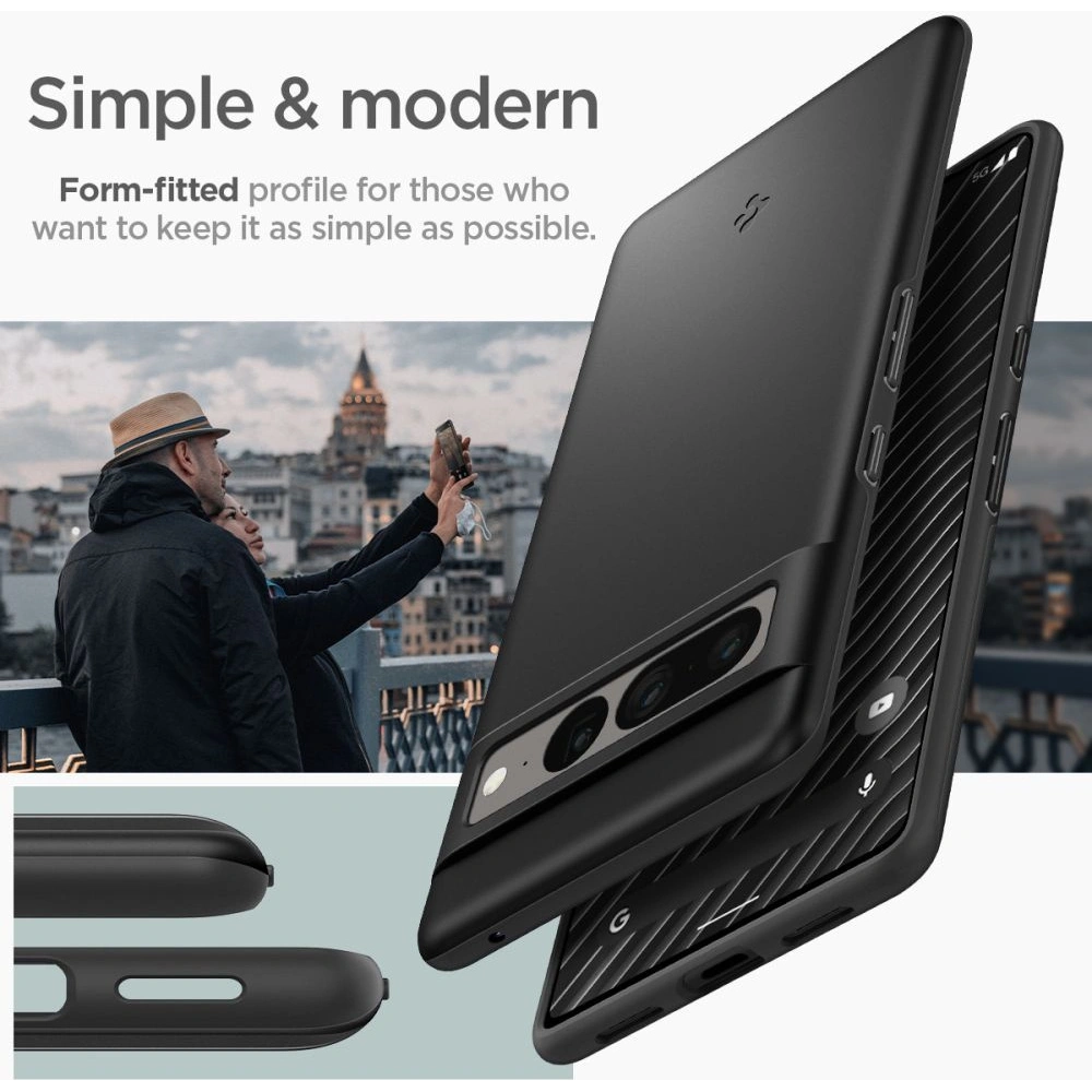 Hurtownia GSM - Etui Spigen Thin Fit Google Pixel 7 Pro černé - SPN2554 - {ean13} - Hurt