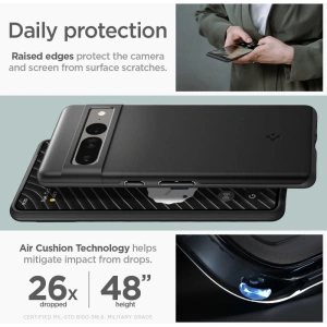 Hurtownia GSM - Etui Spigen Thin Fit Google Pixel 7 Pro Fekete - SPN2554 - {ean13} - Hurt