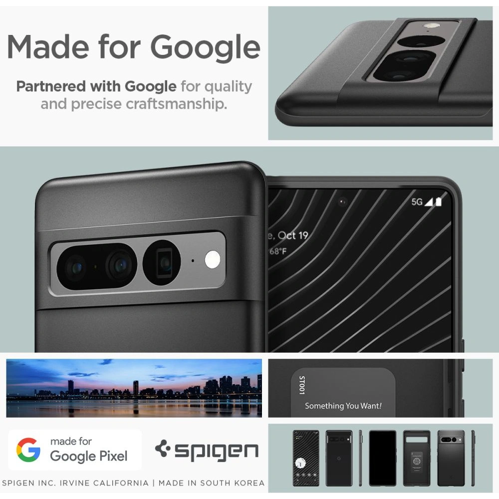 Hurtownia GSM - Etui Spigen Thin Fit Google Pixel 7 Pro Fekete - SPN2554 - {ean13} - Hurt