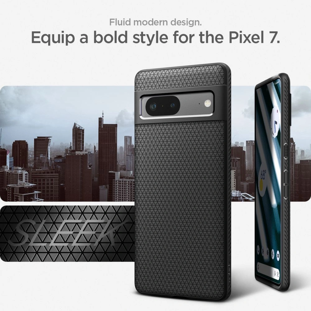 Hurtownia GSM - Etui Spigen Liquid Air Google Pixel 7 Matná černá - SPN2556 - {ean13} - Hurt