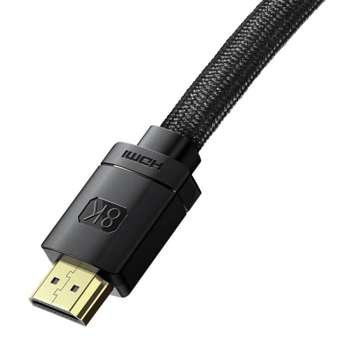 Kabel HDMI do HDMI Baseus High Definition 5m, 8K (czarny)