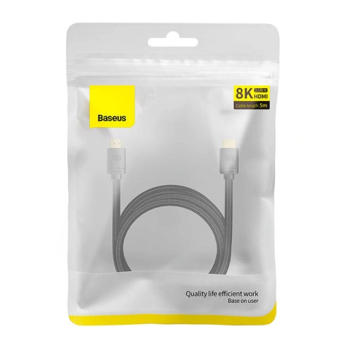 Kabel HDMI do HDMI Baseus High Definition 5m, 8K (czarny)