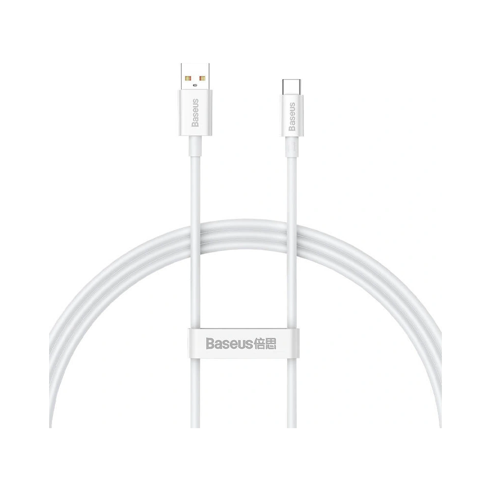 Hurtownia GSM - Kabel USB do USB-C Baseus Superior Series, 100W, 1m (bílý) - BSU3628 - {ean13} - Hurt