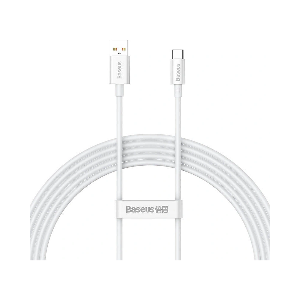 Hurtownia GSM - Kabel USB do USB-C Baseus Superior Series, 100W, 2m (bílý) - BSU3629 - {ean13} - Hurt