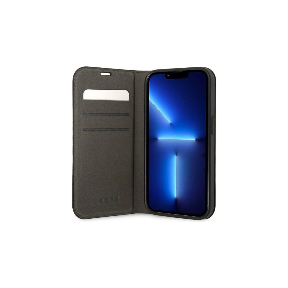 Hurtownia GSM - Etui Guess GUBKP14MHG4SHK Apple iPhone 14 Plus / 15 Plus černý/black book 4G Vintage Gold Logo - GUE2188 - {ean13} - Hurt