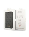 Hurtownia GSM - Etui Guess GUBKP14MHG4SHK Apple iPhone 14 Plus / 15 Plus černý/black book 4G Vintage Gold Logo - GUE2188 - {ean13} - Hurt