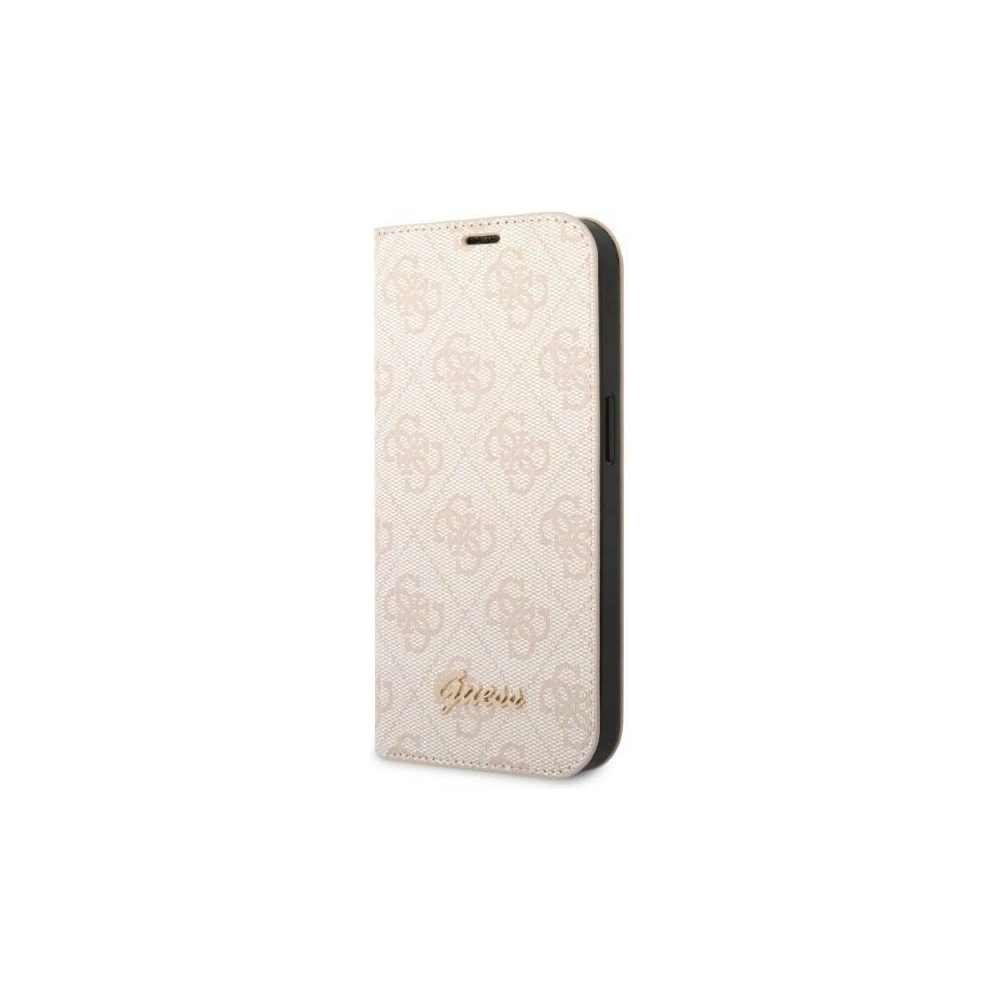 Hurtownia GSM - Etui Guess GUBKP14MHG4SHP Apple iPhone 14 Plus / 15 Plus růžový/pink book 4G Vintage Gold Logo - GUE2189 - {ean13} - Hurt