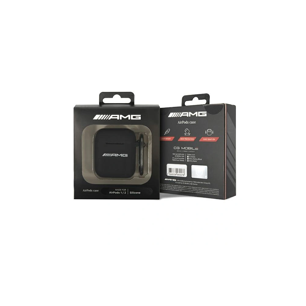 Hurtownia GSM - Etui Mercedes AMG AMA2RBK Apple AirPods černý/black silikonové velké logo - MRS60 - {ean13} - Hurt