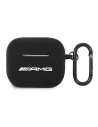 Etui Mercedes AMG AMA3RBK Apple AirPods 3 fekete/szürke Szilikon Nagy Logó