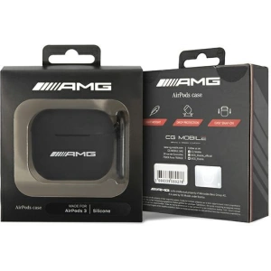 Hurtownia GSM - Etui Mercedes AMG AMA3RBK Apple AirPods 3 fekete/szürke Szilikon Nagy Logó - MRS61 - {ean13} - Hurt