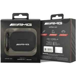Wholesale Mercedes AMG AMAPRBK Apple AirPods Pro black Silicone Big Logo - MRS62 - {ean13} - Hurt