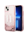 Etui Karl Lagerfeld KLHCP14MLBKLCP Apple iPhone 14 Plus / 15 Plus růžový/pink hardcase Liquid Glitter Big KL