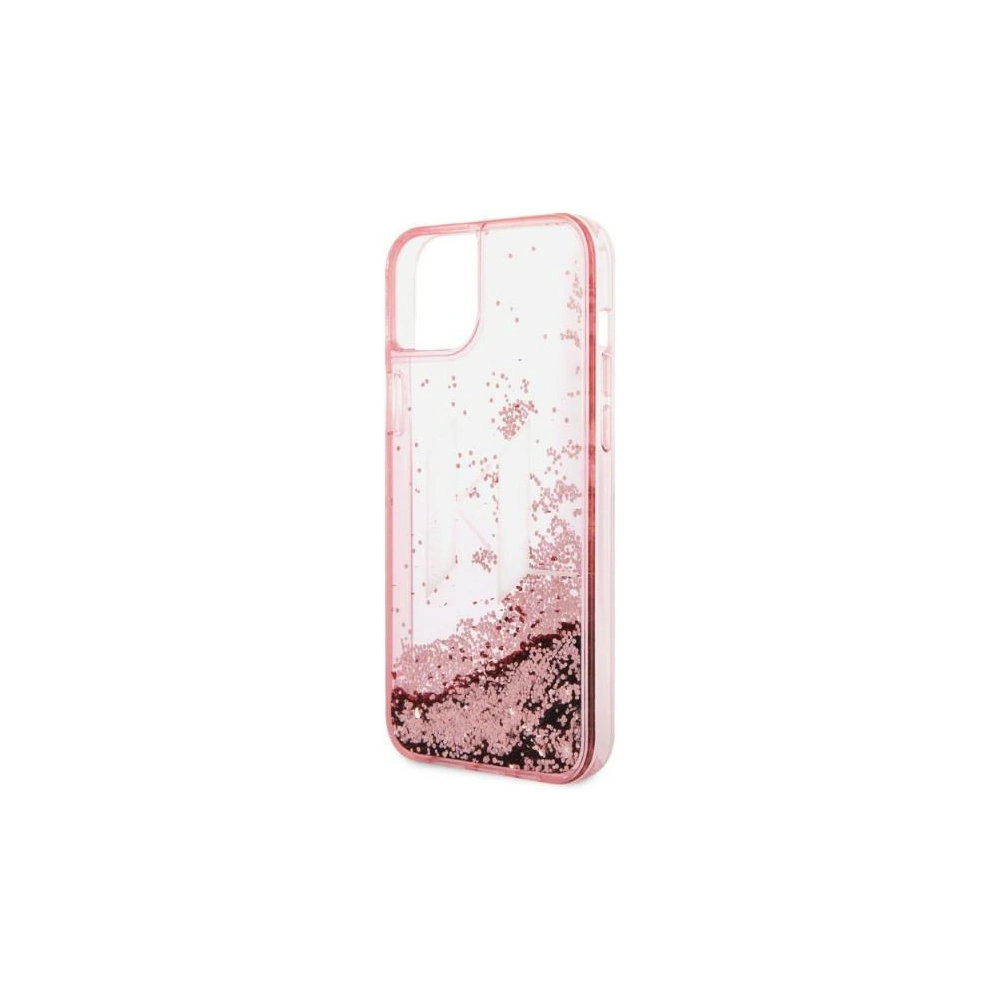 Hurtownia GSM - Etui Karl Lagerfeld KLHCP14MLBKLCP Apple iPhone 14 Plus / 15 Plus růžový/pink hardcase Liquid Glitter Big KL - KLD1178 - {ean13} - Hurt