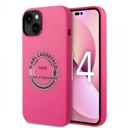 Hurtownia Karl Lagerfeld - 3666339085735 - KLD1179 - Etui Karl Lagerfeld KLHCP14MSRSGRCF Apple iPhone 14 Plus / 15 Plus hardcase różowy/pink Silicone RSG - B2B homescreen