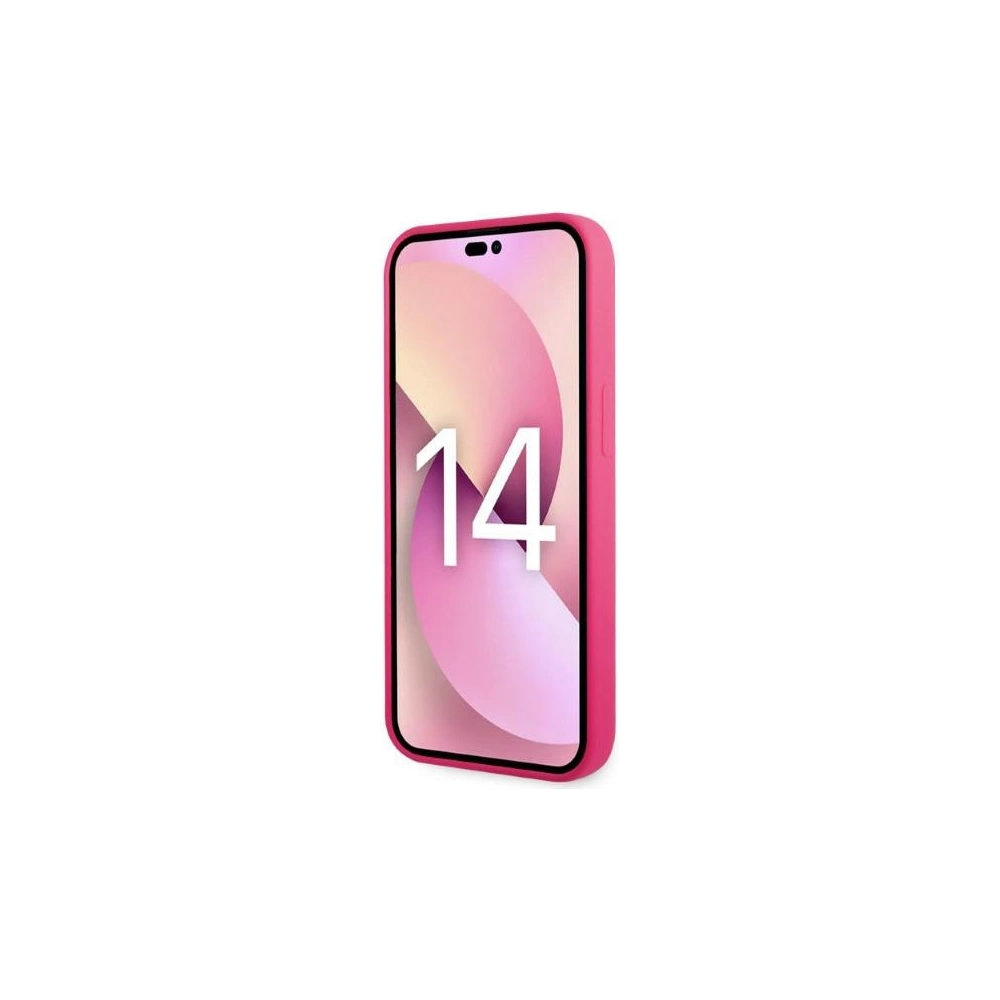 Hurtownia GSM - Etui Karl Lagerfeld KLHCP14MSRSGRCF Apple iPhone 14 Plus / 15 Plus hardcase růžový/pink Silicone RSG - KLD1179 - {ean13} - Hurt