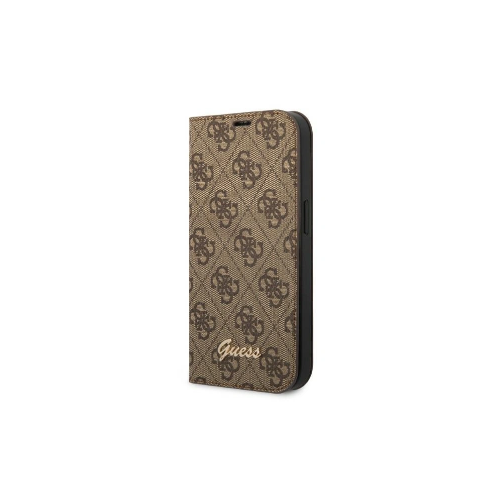 Hurtownia GSM - Etui Guess GUBKP14SHG4SHW Apple iPhone 14 barna/brown könyv 4G Vintage Gold Logo - GUE2193 - {ean13} - Hurt