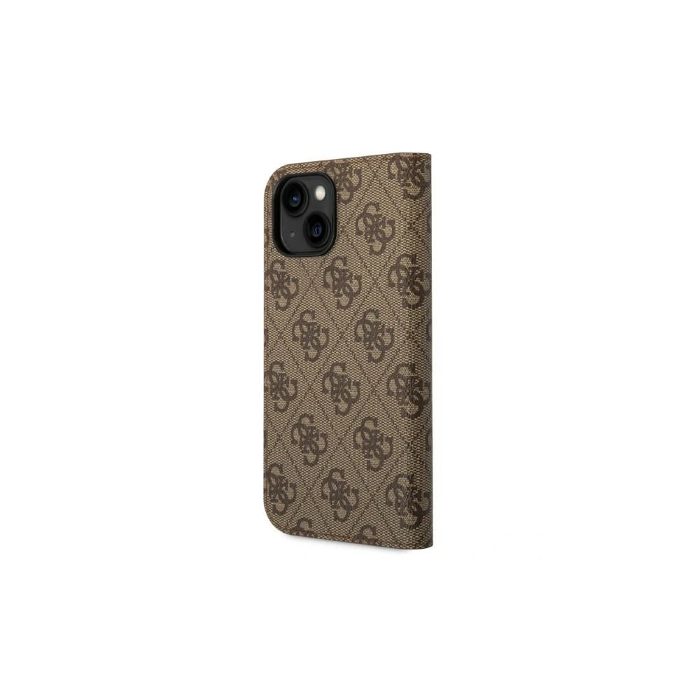 Hurtownia GSM - Etui Guess GUBKP14SHG4SHW Apple iPhone 14 barna/brown könyv 4G Vintage Gold Logo - GUE2193 - {ean13} - Hurt