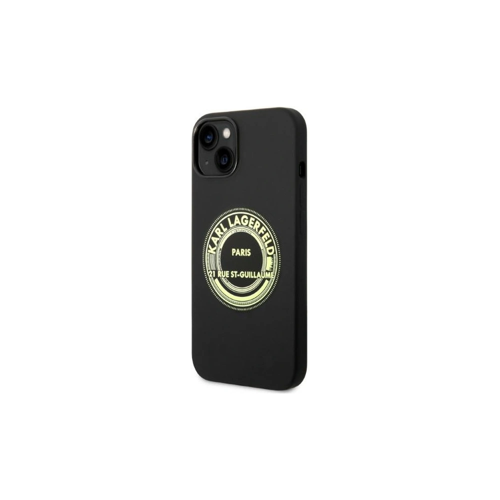 Wholesale Karl Lagerfeld KLHCP14MSRSGRCK Apple iPhone 14 Plus / 15 Plus hardcase black Silicone RSG - KLD1180 - {ean13} - Hurt