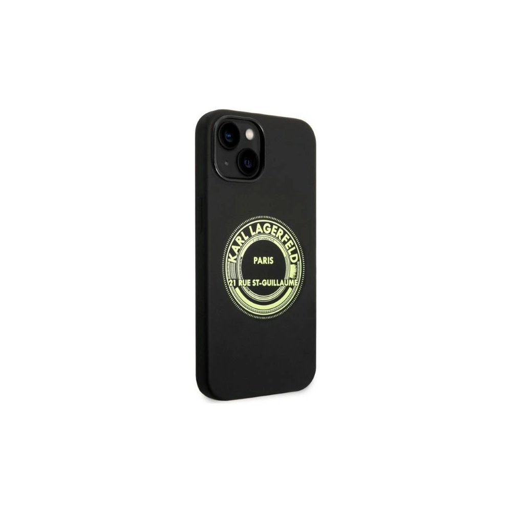 Hurtownia GSM - Etui Karl Lagerfeld KLHCP14MSRSGRCK Apple iPhone 14 Plus / 15 Plus hardcase negru/black Silicon RSG - KLD1180 - {ean13} - Hurt