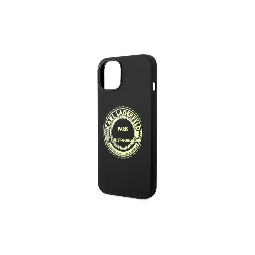 Hurtownia GSM - Etui Karl Lagerfeld KLHCP14MSRSGRCK Apple iPhone 14 Plus / 15 Plus hardcase negru/black Silicon RSG - KLD1180 - {ean13} - Hurt