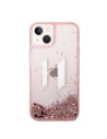 Wholesale Karl Lagerfeld KLHCP14SLBKLCP Apple iPhone 14 pink hardcase Liquid Glitter Big KL - KLD1181 - {ean13} - Hurt
