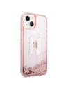 Hurtownia GSM - Etui Karl Lagerfeld KLHCP14SLBKLCP Apple iPhone 14 rózsaszín/pink keménytok Liquid Glitter Big KL - KLD1181 - {ean13} - Hurt