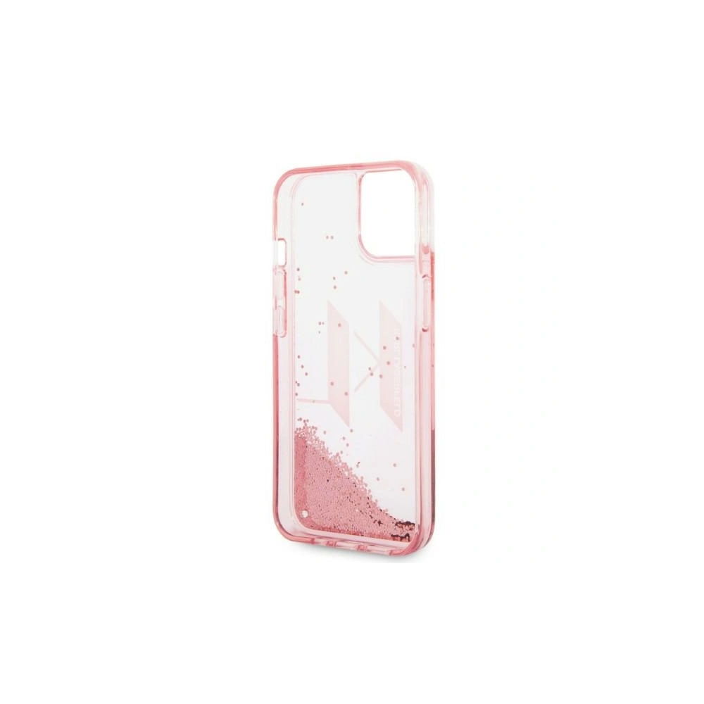 Wholesale Karl Lagerfeld KLHCP14SLBKLCP Apple iPhone 14 pink hardcase Liquid Glitter Big KL - KLD1181 - {ean13} - Hurt