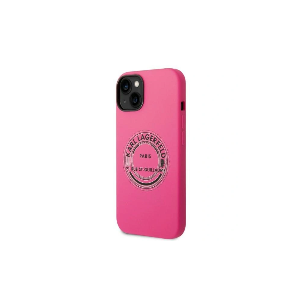 Hurtownia GSM - Etui Karl Lagerfeld KLHCP14SSRSGRCF Apple iPhone 14 keménytok rózsaszín/pink Szilikon RSG - KLD1182 - {ean13} - Hurt