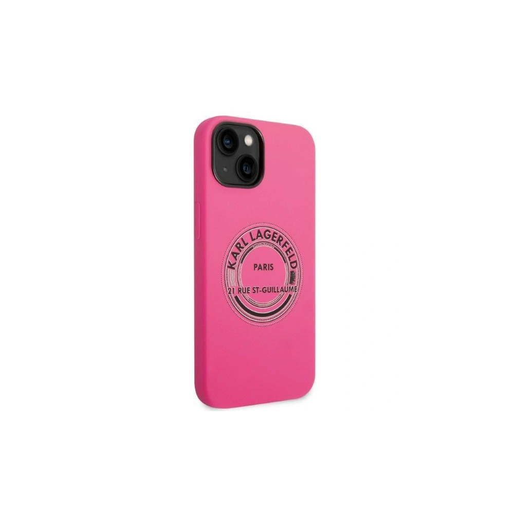 Hurtownia GSM - Etui Karl Lagerfeld KLHCP14SSRSGRCF Apple iPhone 14 keménytok rózsaszín/pink Szilikon RSG - KLD1182 - {ean13} - Hurt