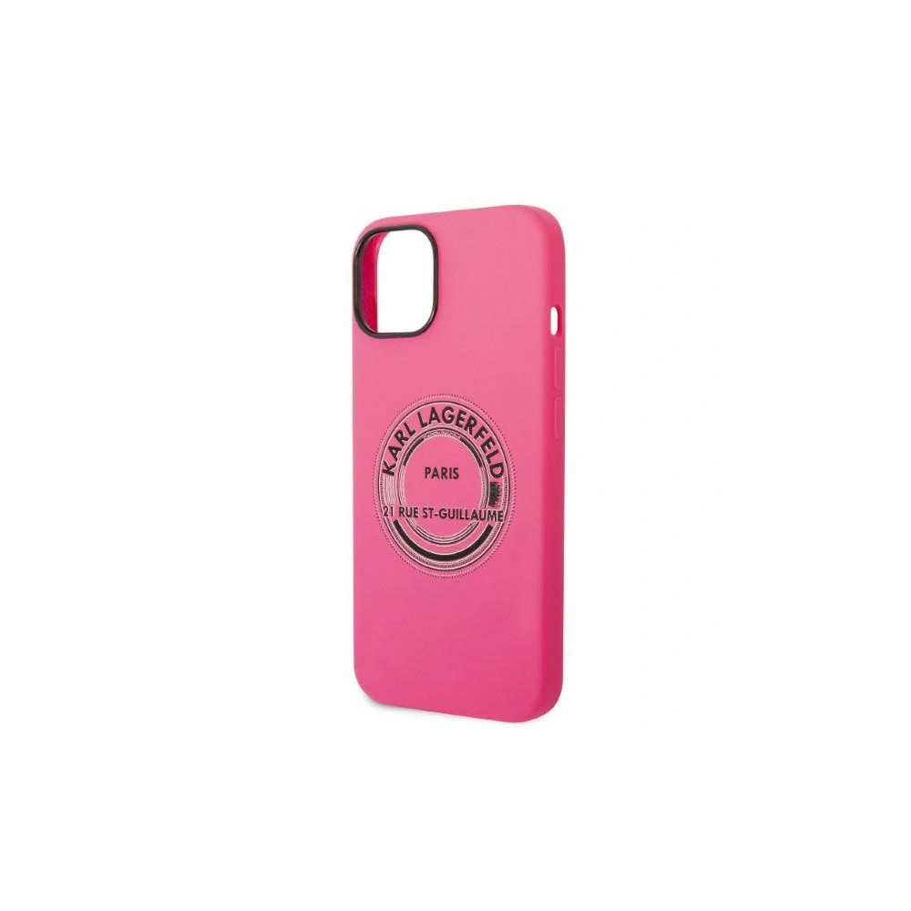 Hurtownia GSM - Etui Karl Lagerfeld KLHCP14SSRSGRCF Apple iPhone 14 keménytok rózsaszín/pink Szilikon RSG - KLD1182 - {ean13} - Hurt