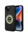 Etui Karl Lagerfeld KLHCP14SSRSGRCK Apple iPhone 14 keménytok fekete/szilikon RSG